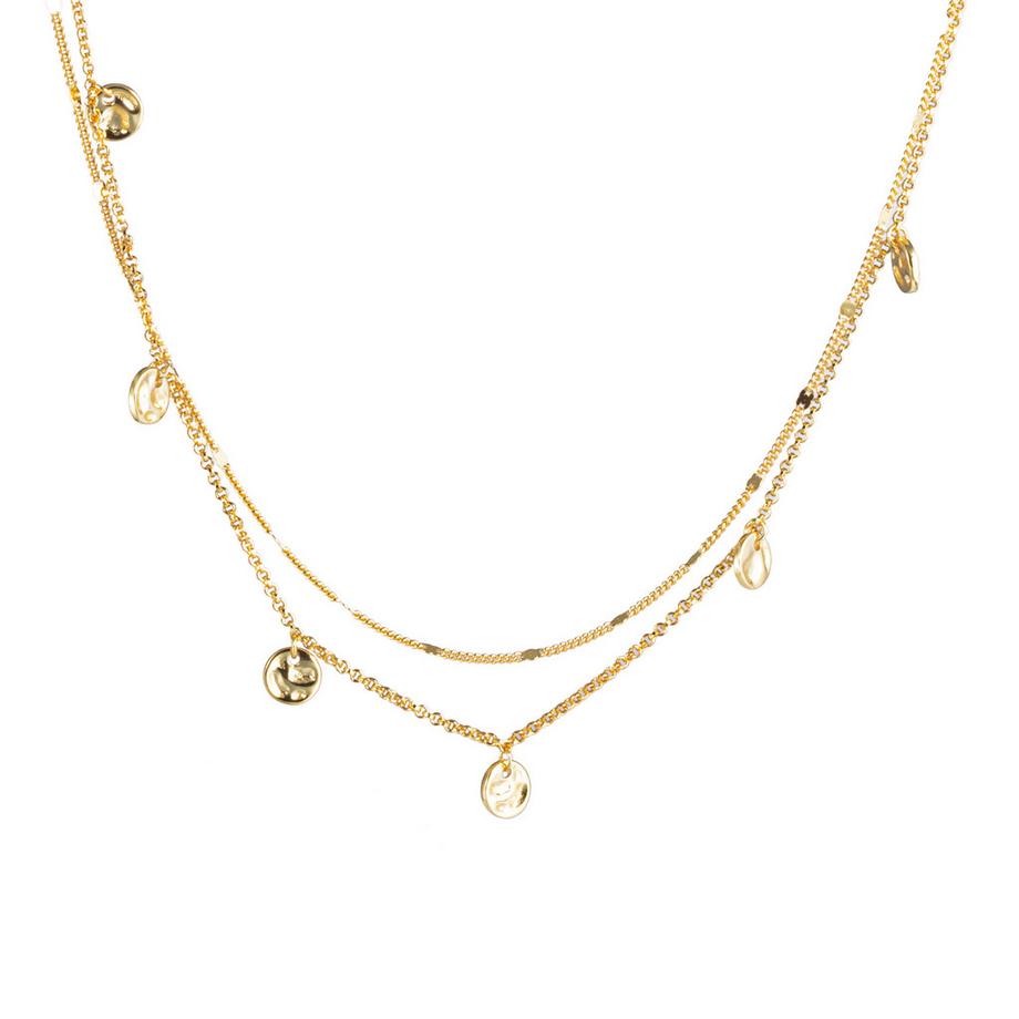 Balibay  Esma -  Halskette aus reinem 925 Sterling Silber 14 Karat vergoldet 