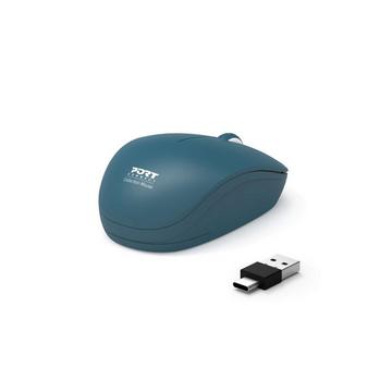Mouse per pc senza fili a 2,4 ghz Port Designs Collection 2