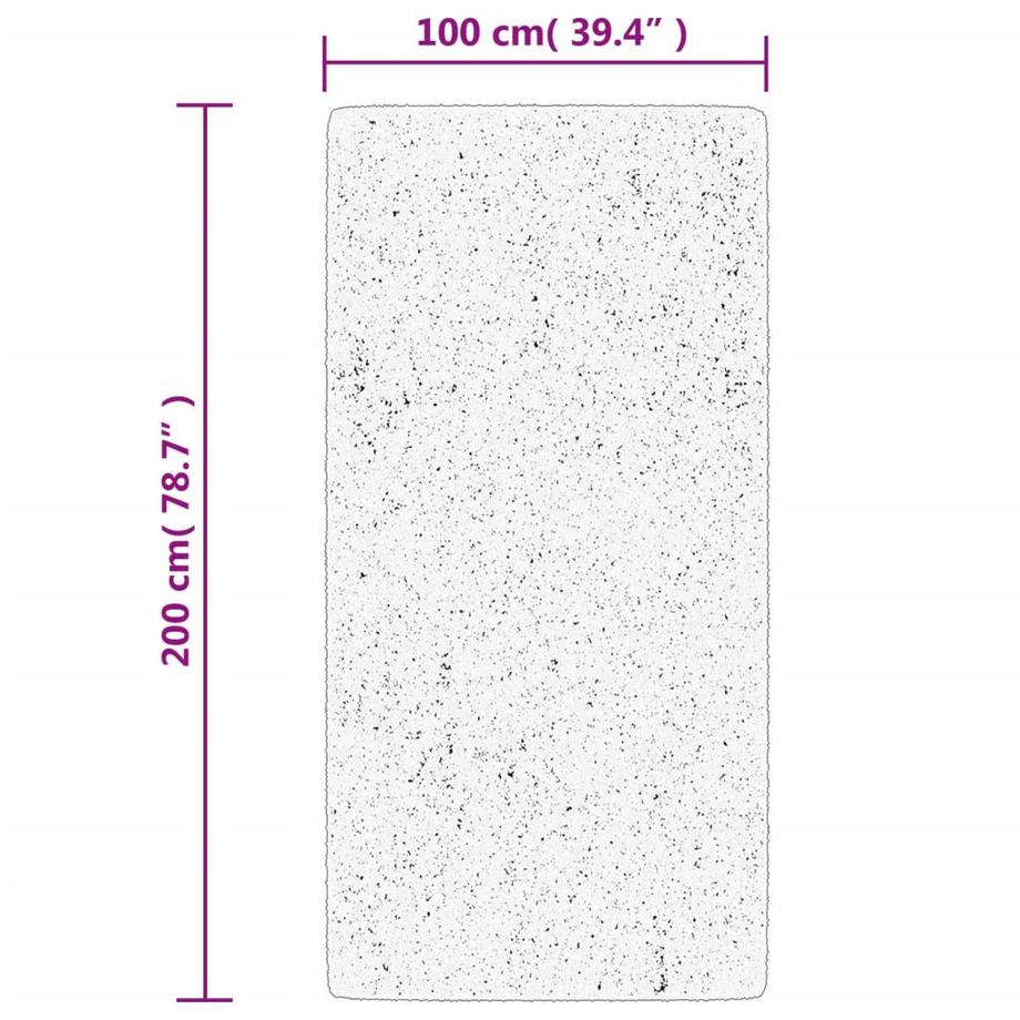 VidaXL Teppich polyester  