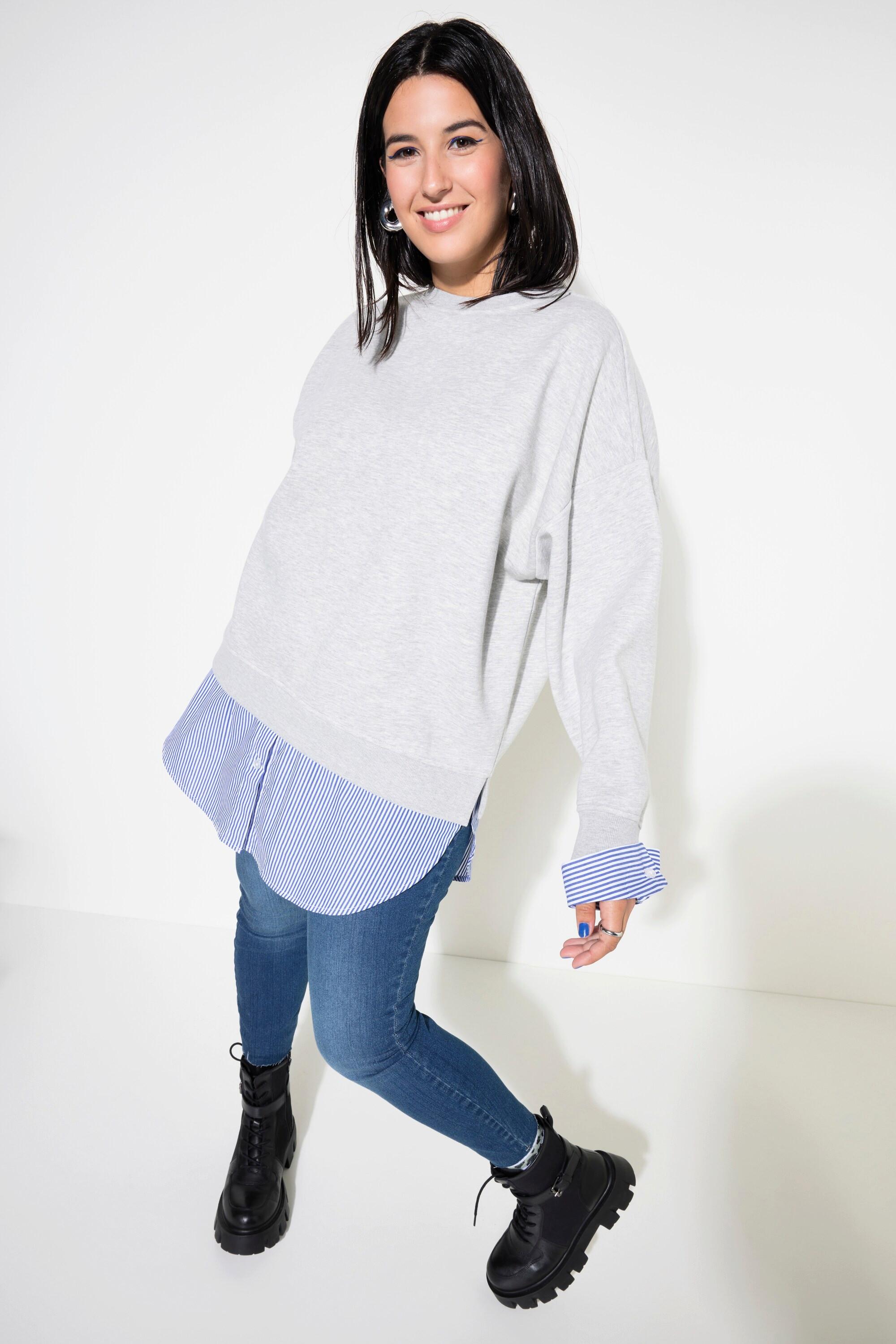 Studio Untold  Sweatshirt, oversized, Layering-Look, Blusen-Details 