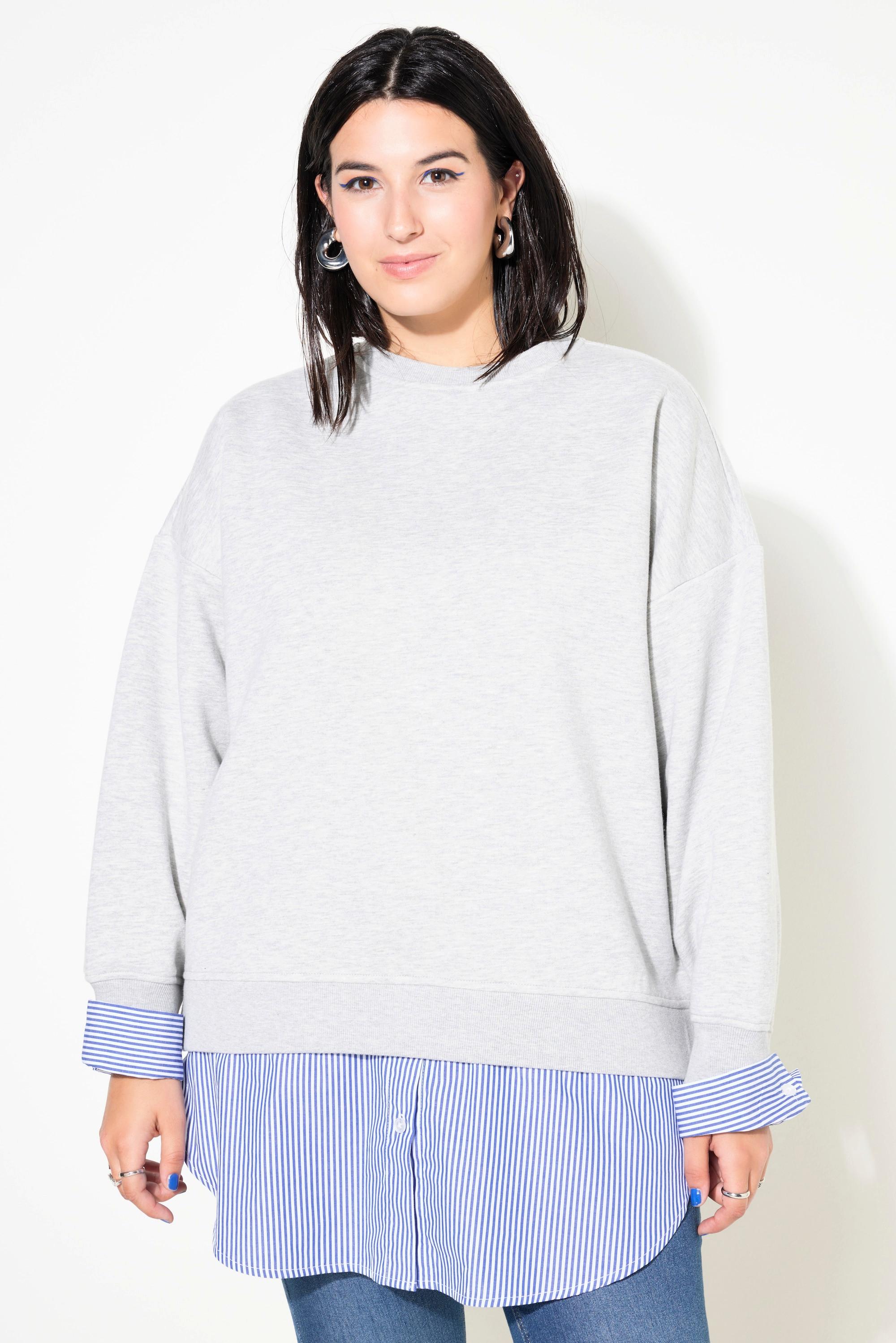 Studio Untold  Sweatshirt, oversized, Layering-Look, Blusen-Details 