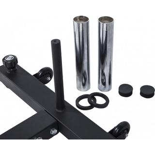 Gorilla Sports  KIT RACK A SQUAT AVEC SET D'HALTERES OLYMPIQUE | DIAMETRE 50/51 MM | MUSCULATION 