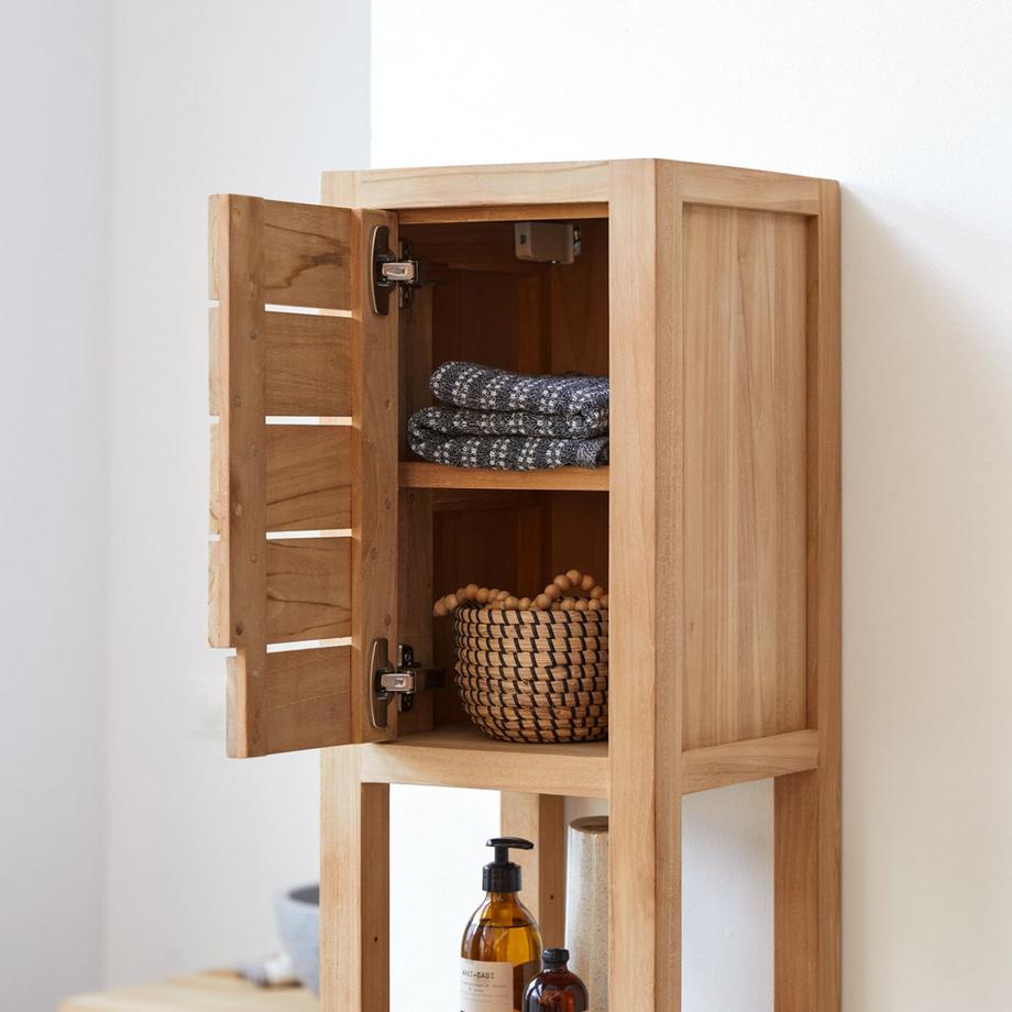 Tikamoon Scaffale a colonna in teak massello Serena  