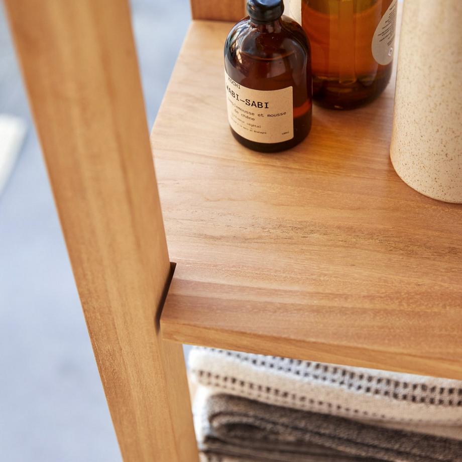 Tikamoon Scaffale a colonna in teak massello Serena  