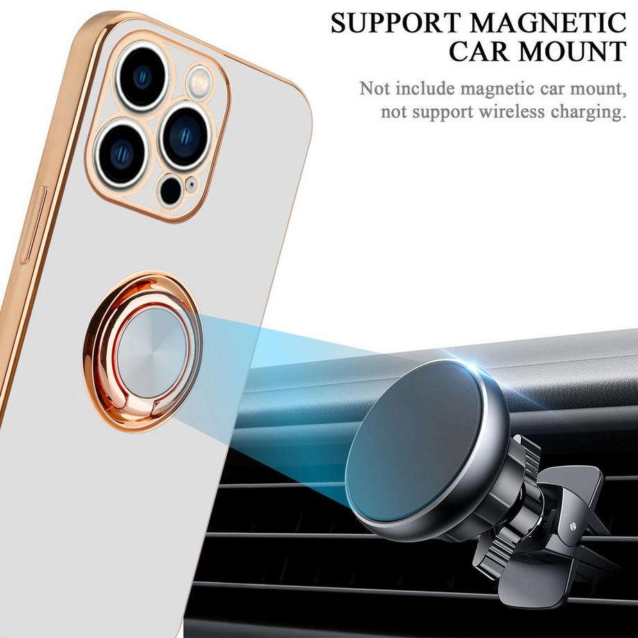 Cadorabo  Hülle für Apple iPhone 14 PRO MAX mit Ring - Schutzhülle 