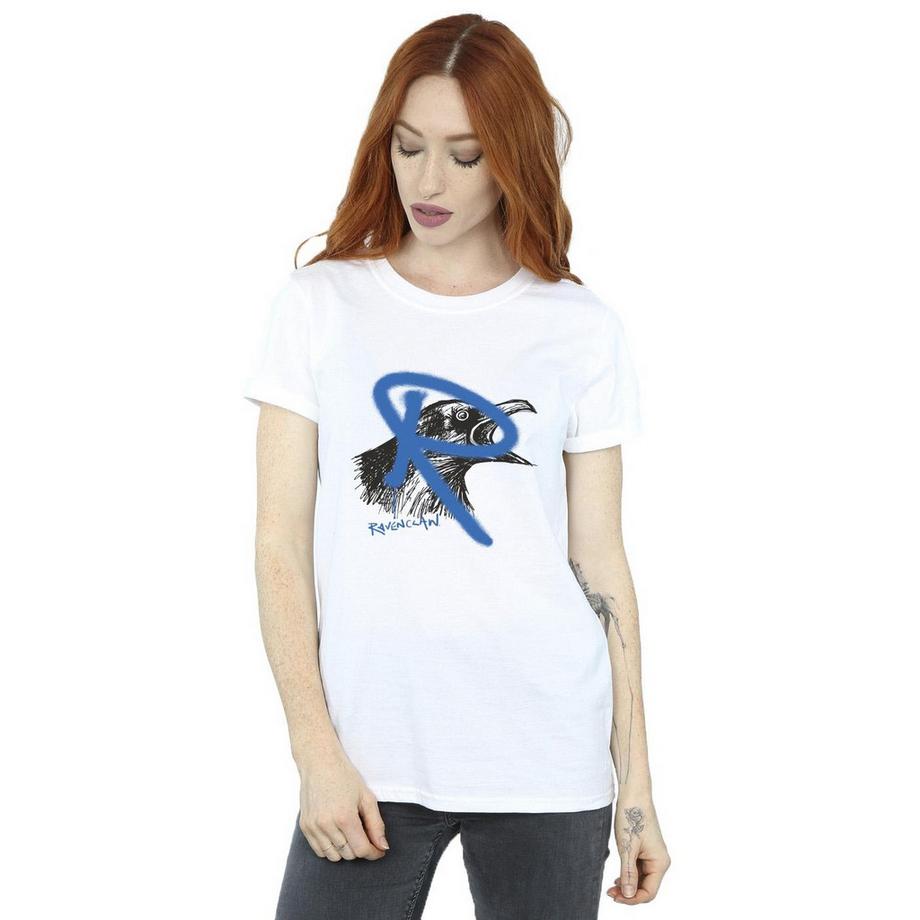 Harry Potter T-Shirt Stampata Ravenclaw  