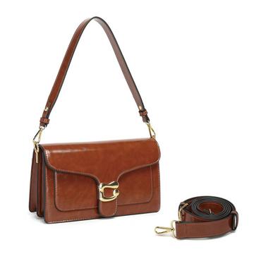 Umhängetasche Schultertasche Abendtasche Clutch mit 2 abnehmbaren breiten Riemen Kreditkartenfächer
