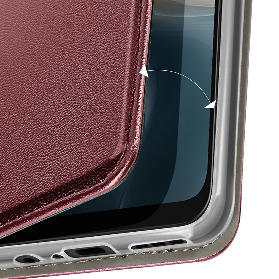 Avizar  Étui bordeaux Motorola Moto G34 5G 