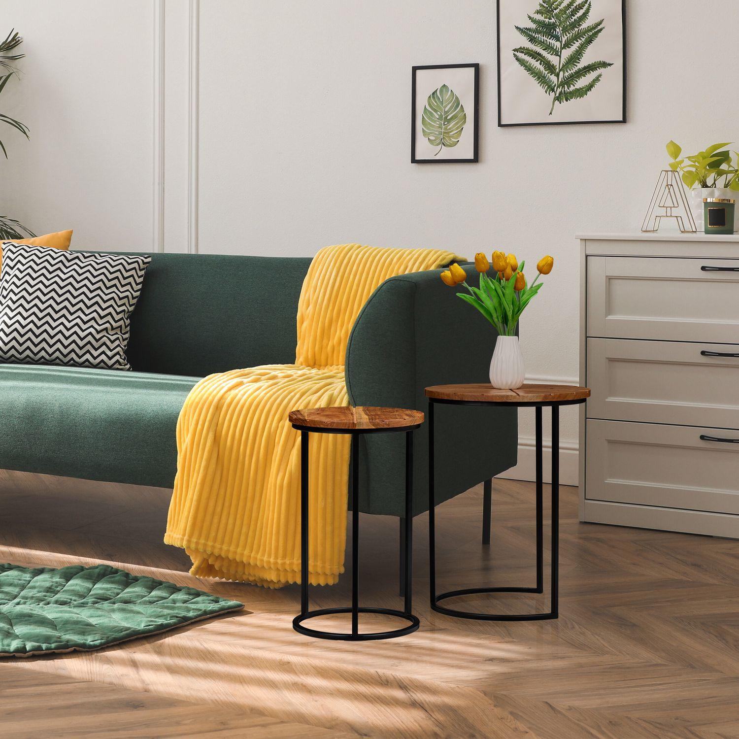 Northio Ensemble de 2 tables en acacia  