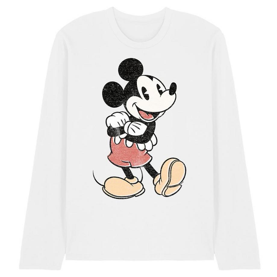 Maglietta Topolino Vintage Manica Lunga