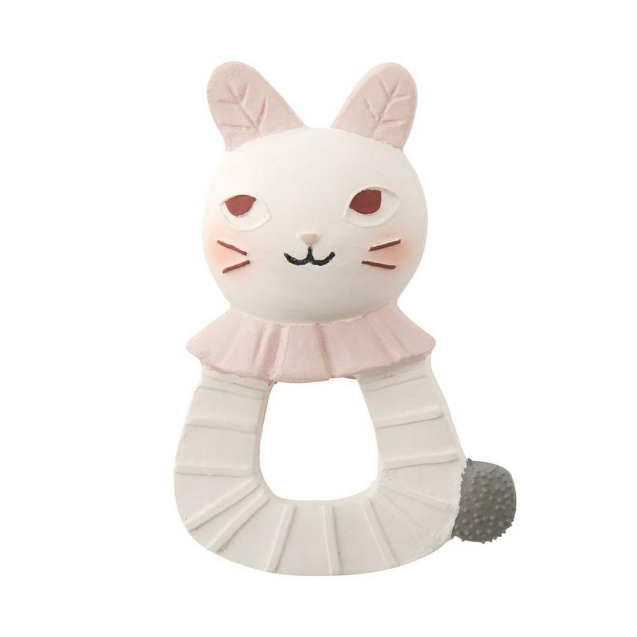 Moulin Roty  Anneau caoutchouc naturel Lapin, Après la pluie, Moulin Roty 