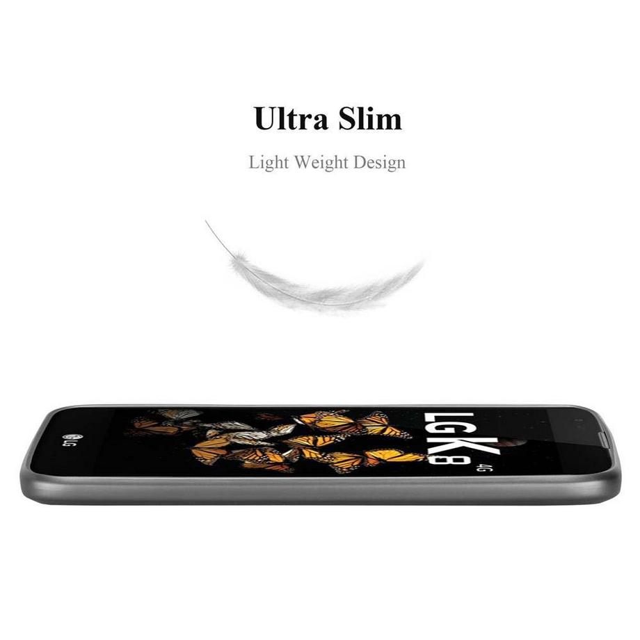 Cadorabo  Hülle für LG K8 2016 TPU Silikon Matt 