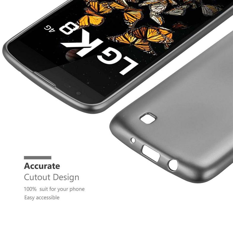 Cadorabo  Hülle für LG K8 2016 TPU Silikon Matt 