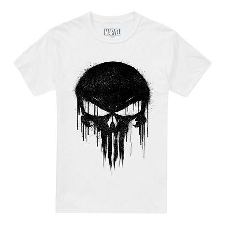 The Punisher The Punisher Totenkopf Grafik Print T-Shirt  