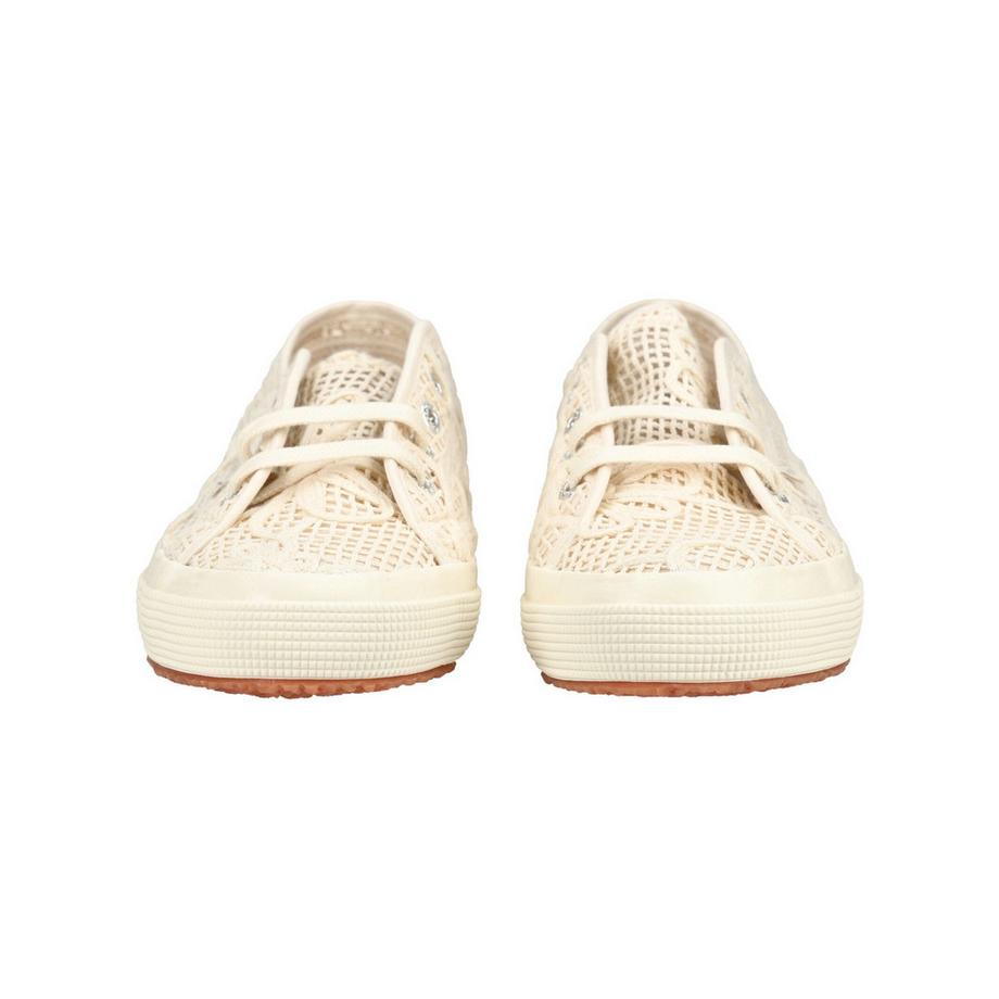 SUPERGA Sneaker in maglia a merletto con dettagli floreali  