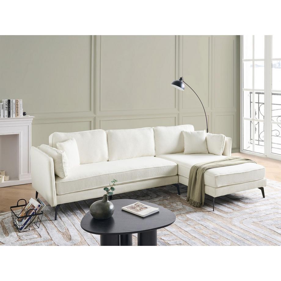 Beliani Canapé d'angle en Bouclé Moderne ALTAN  