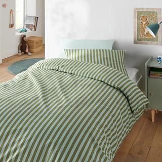 La Redoute Intérieurs Parure de lit rayée 50% coton recyclé  