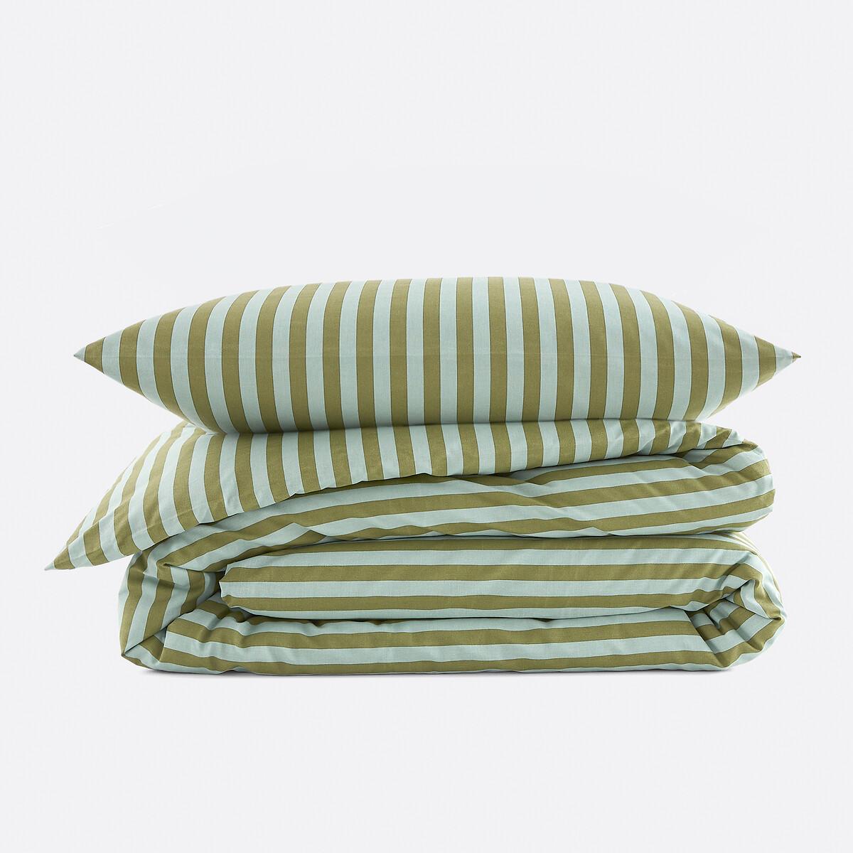 La Redoute Intérieurs Parure de lit rayée 50% coton recyclé  