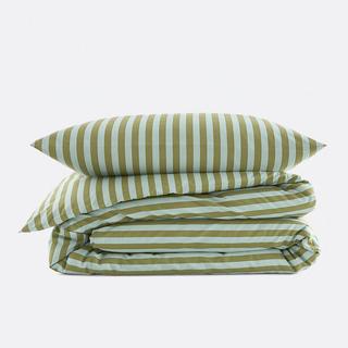 La Redoute Intérieurs Parure de lit rayée 50% coton recyclé  