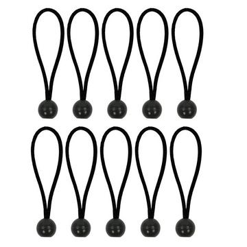 Clé pour élastique de tente 15cm avec boule en plastique - lot de 10 pièces