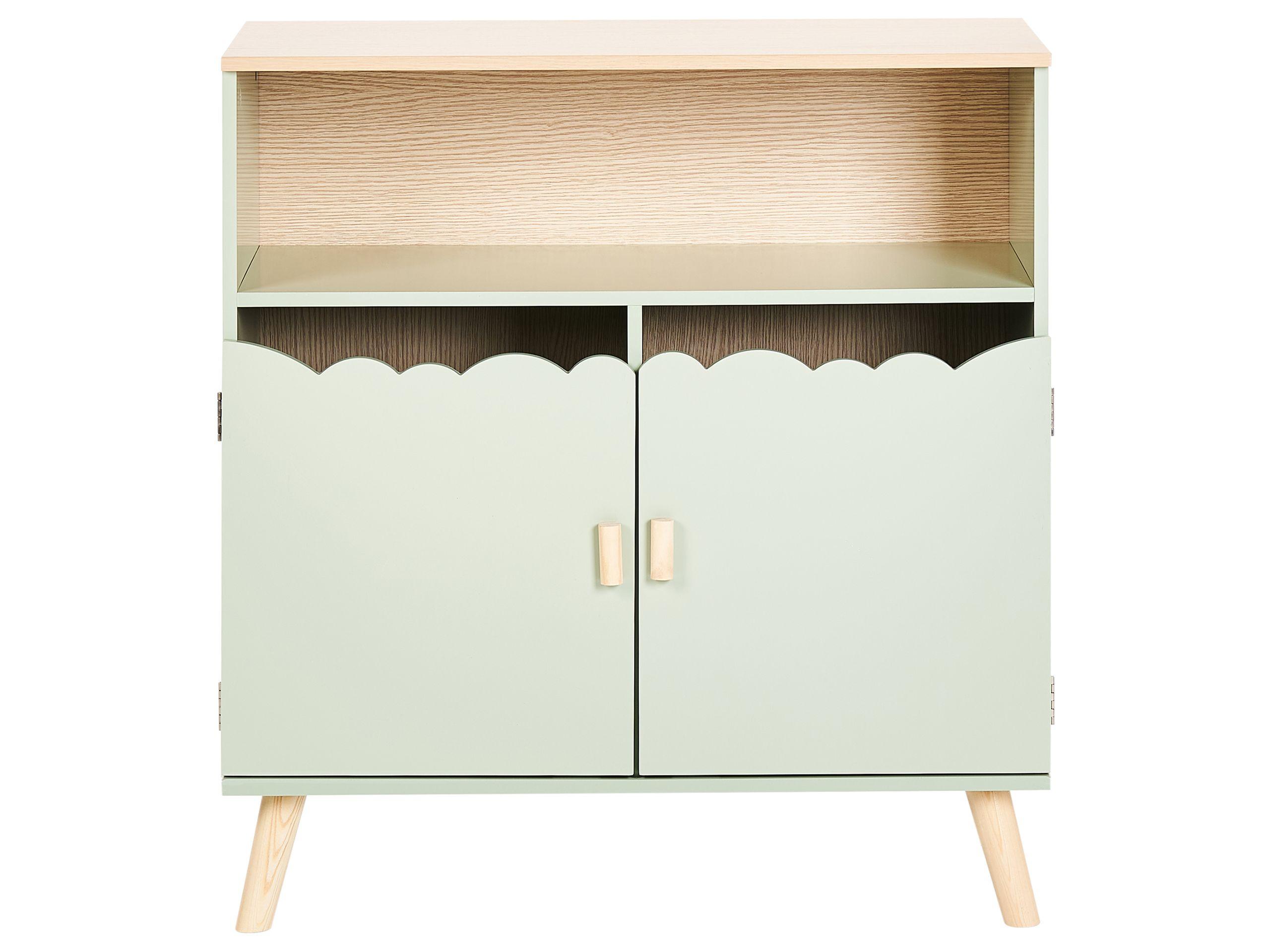 Beliani Sideboard aus MDF-Platte Skandinavisch LACKEY  