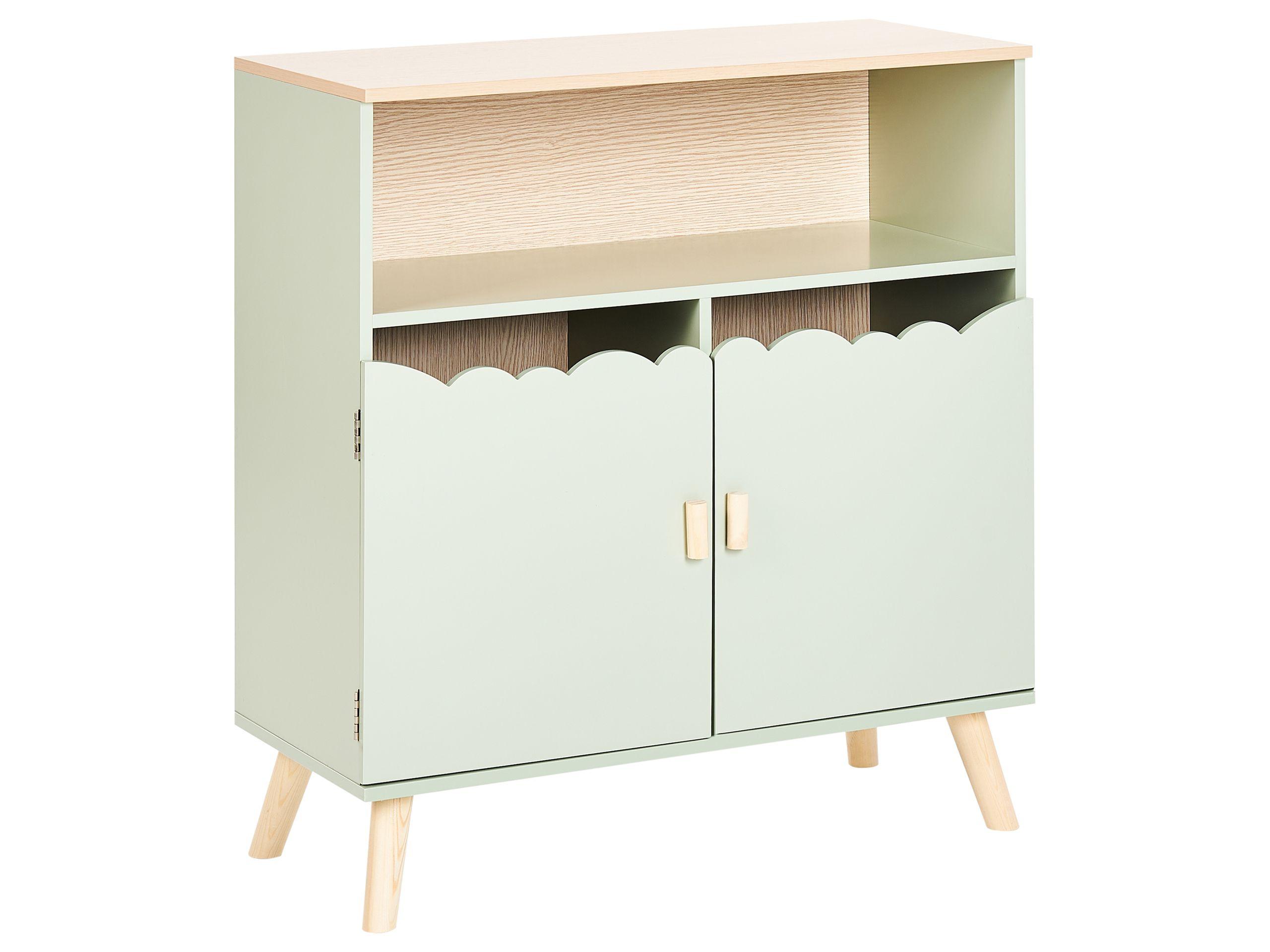 Beliani Sideboard aus MDF-Platte Skandinavisch LACKEY  