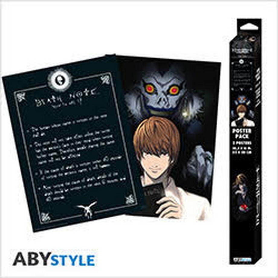 Abystyle  Poster Set 2 Chibi - Death Note : Light and Death (52x38) 