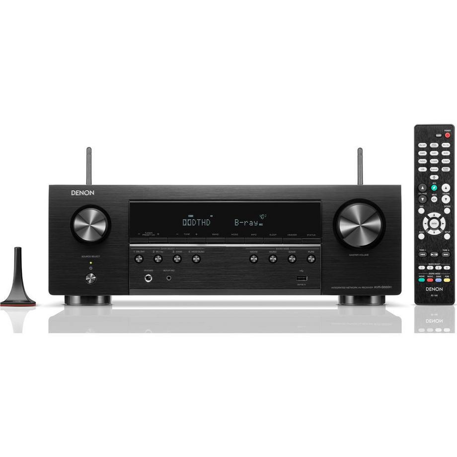 DENON  AV-Receiver AVR-S660H Schwarz 