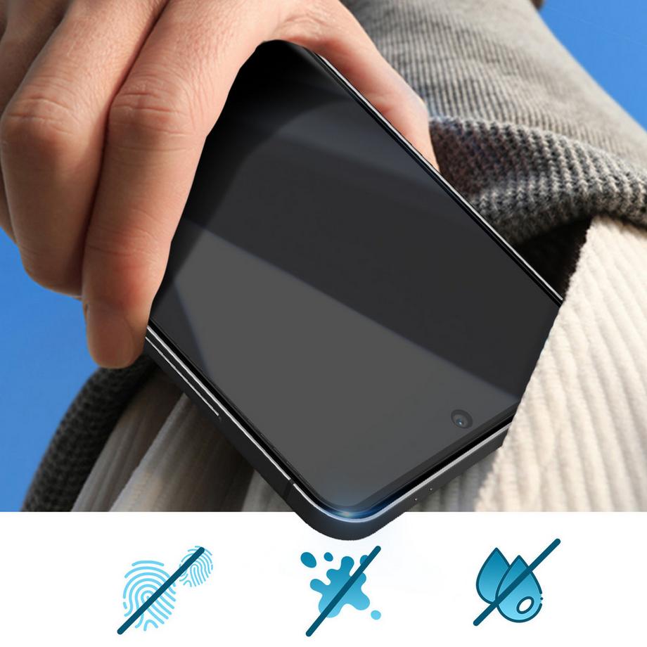 Avizar  Verre Samsung S24 Plus Adhésif Noir 