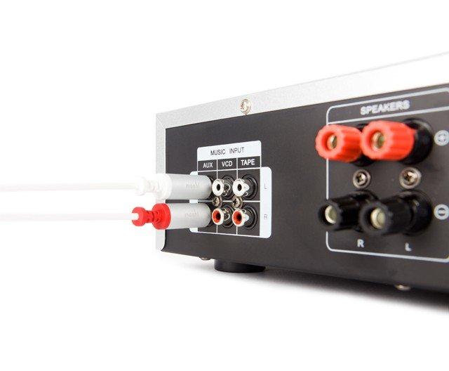 moshi  Moshi 3.5mm - 2 x RCA Audio-Kabel 1,8 m Weiß 