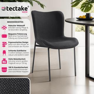 Tectake Chaise rembourrée Tessa  