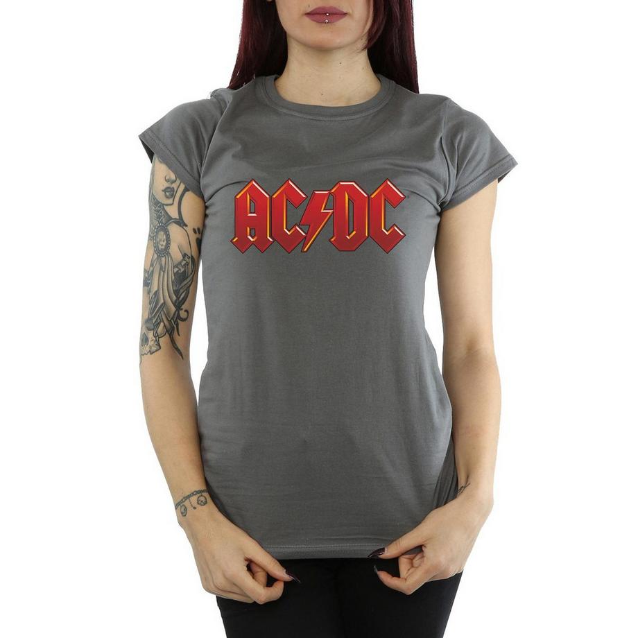 AC/DC ACDC T-Shirt Stampa Logo Band  