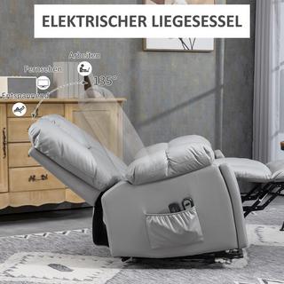 HOMCOM  Fauteuil avec aide à se lever 