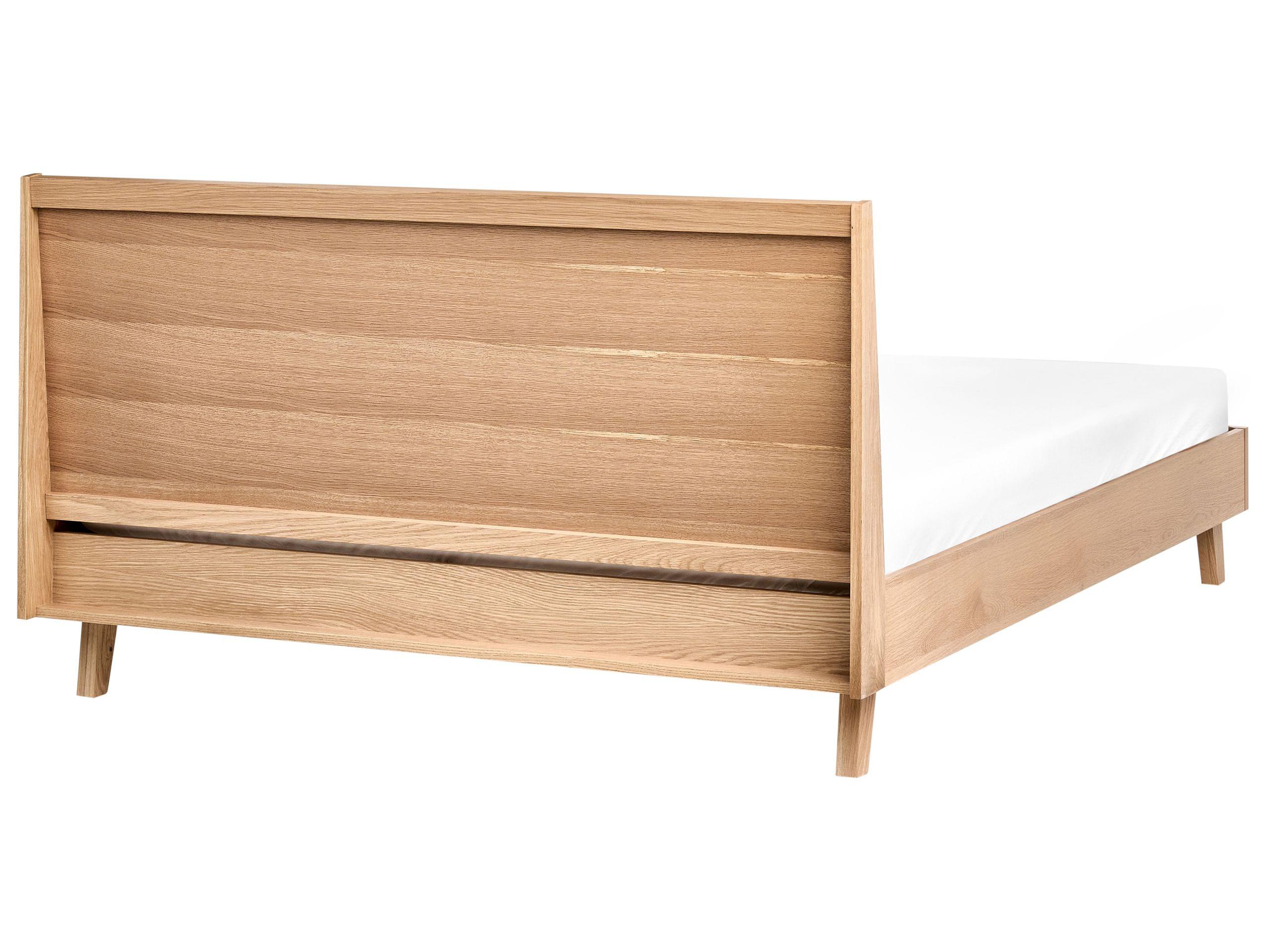 Beliani Bett mit Lattenrost aus MDF-Platte Minimalistisch WIZERNES  