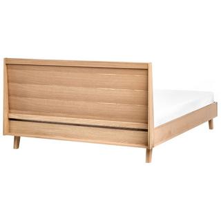 Beliani Bett mit Lattenrost aus MDF-Platte Minimalistisch WIZERNES  