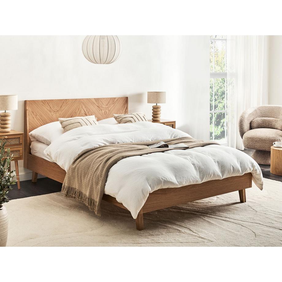 Beliani Letto en Fibra a media densità (MDF) Boho WIZERNES  