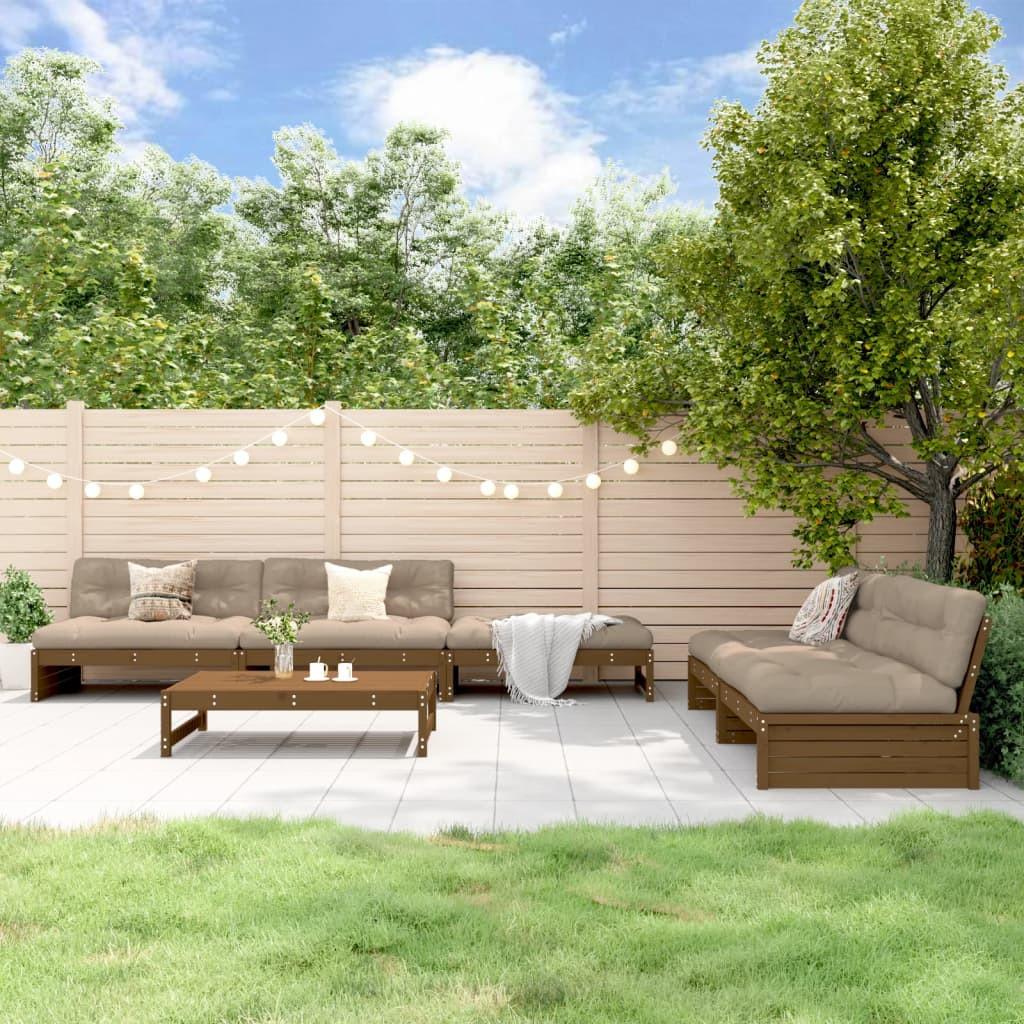 VidaXL Garten lounge set holz  