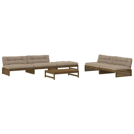 VidaXL Garten lounge set holz  