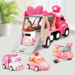 Activity-board  Jouet voiture, jouet 9 en 1, camion transporteur pour enfants avec lumière et musique 