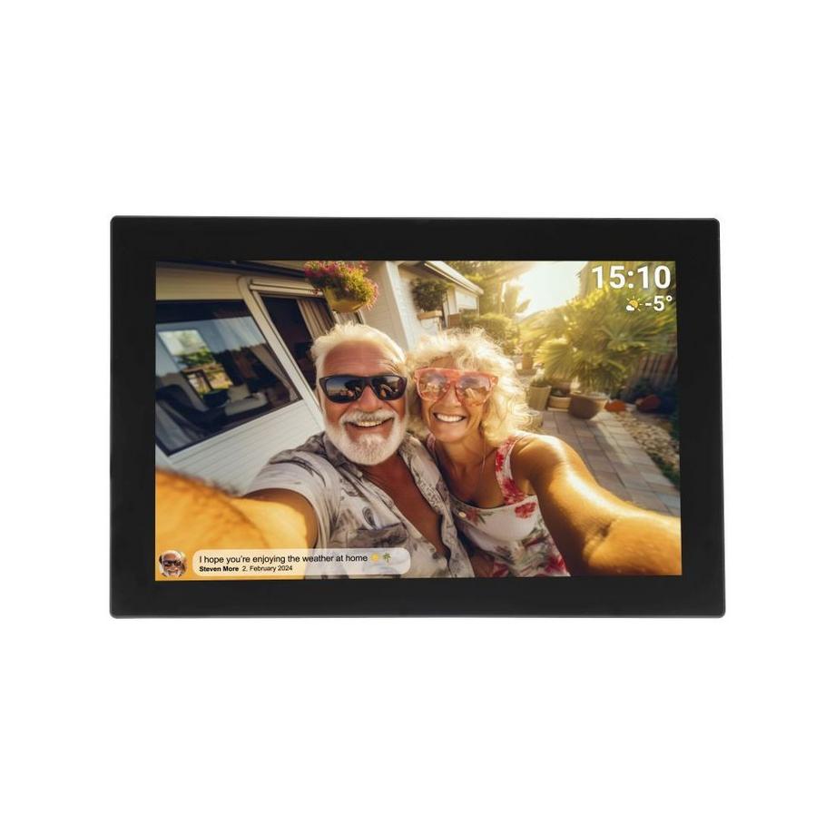 DENVER  Frameo PFF-1037B Digitaler Bilderrahmen 