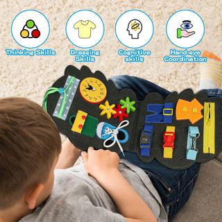 Activity-board  Jouets d'éveil, jouets éducatifs pour les tout-petits Jouets pour l'apprentissage des compétences de base de la vie 