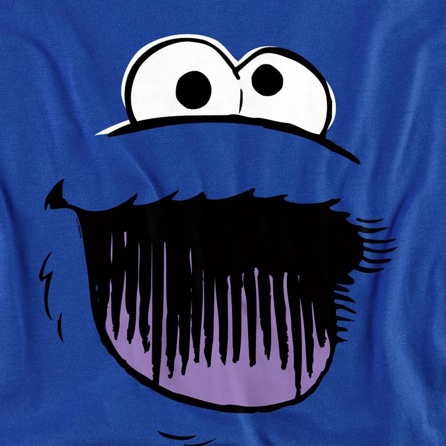Sesame Street T-Shirt Manches Longues Motif Cookie Monster  
