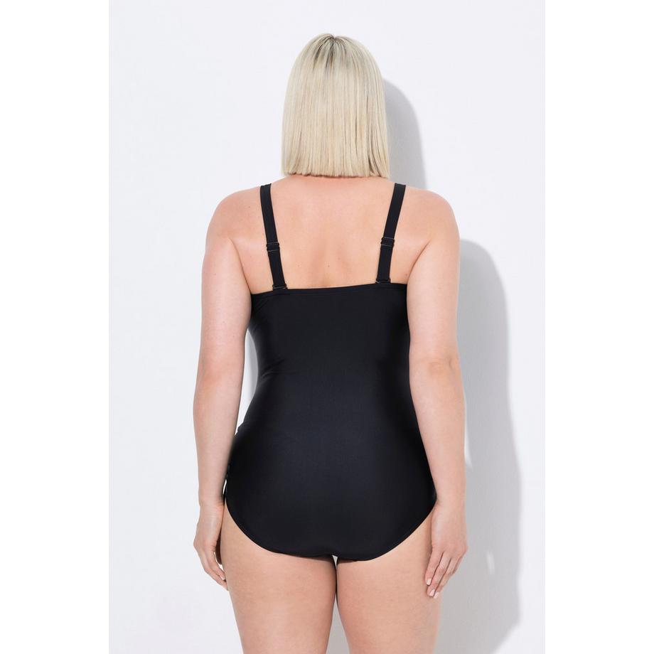 Ulla Popken Costume da bagno versatile Coppe morbide Spalline staccabili Riciclato  