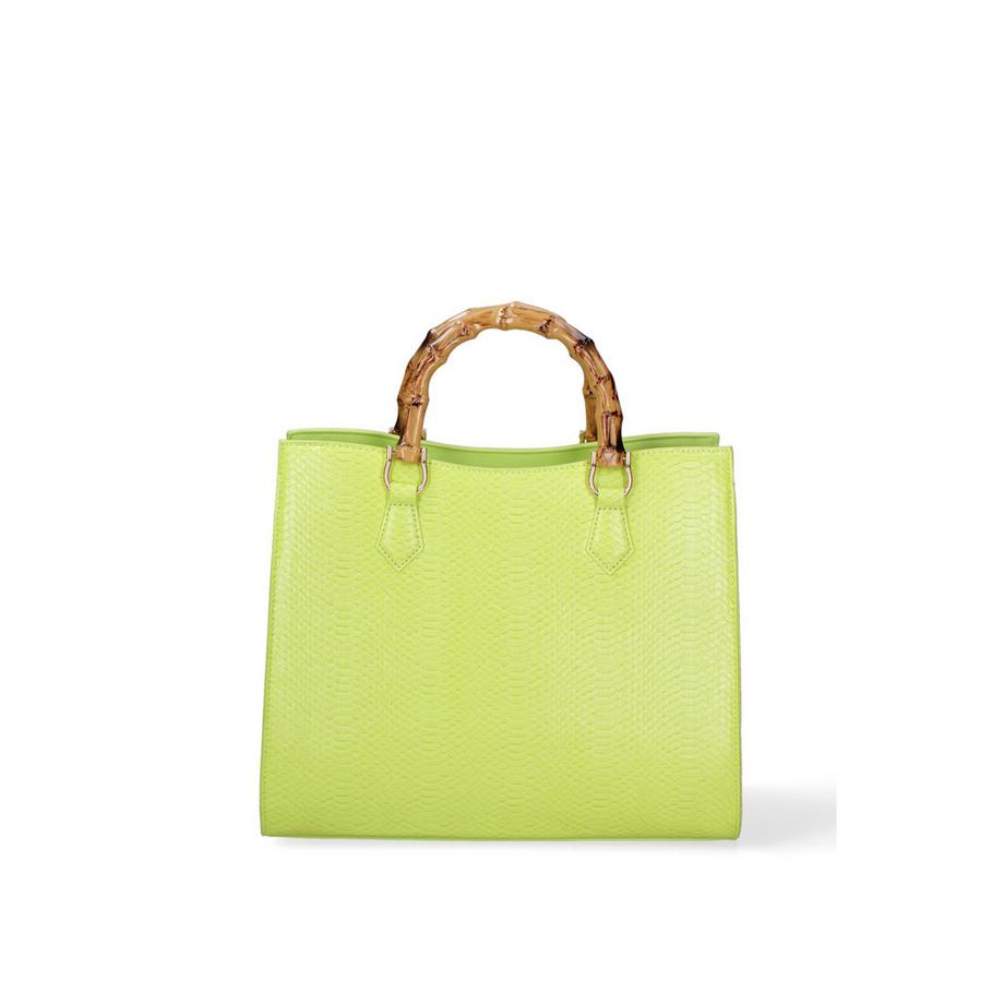 Diana&Co. Borsa a tracolla con manico in bambù  