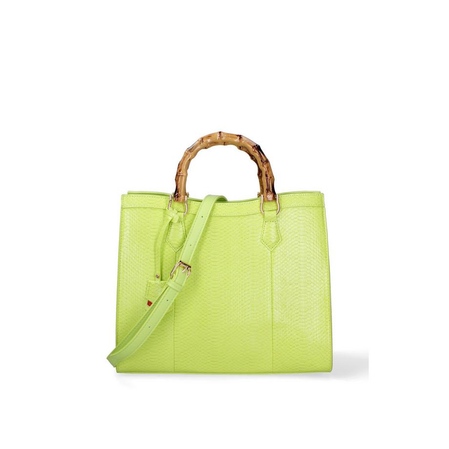 Diana&Co. Borsa a tracolla con manico in bambù  