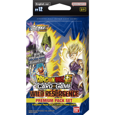 Bandai  Wild Resurgence Zenkai Series 4 Premium Pack Set PP12 - Dragon Ball Super Card Game - EN 