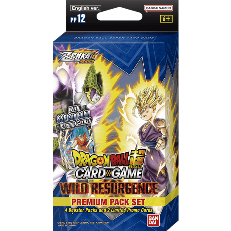 Wild Resurgence Zenkai Series 4 Premium Pack Set PP12 - Dragon Ball Super Card Game - EN