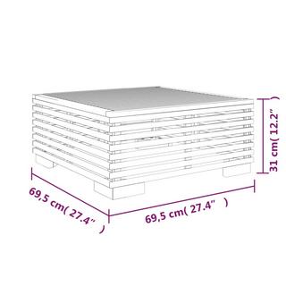 VidaXL Garen couchtisch teak  