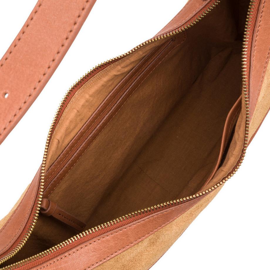 La Redoute Collections Alizee Signature Borsa Hobo in Crosta di Pelle  