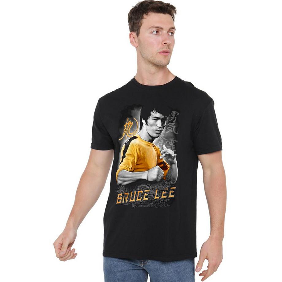 Bruce Lee  Yellow Dragon Maglietta 